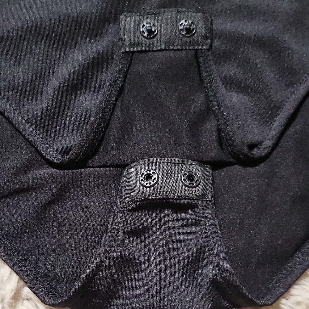 🌞Zara Black Lace Puff Sleeve Bodysuit Size Large - Picture 5 of 9
